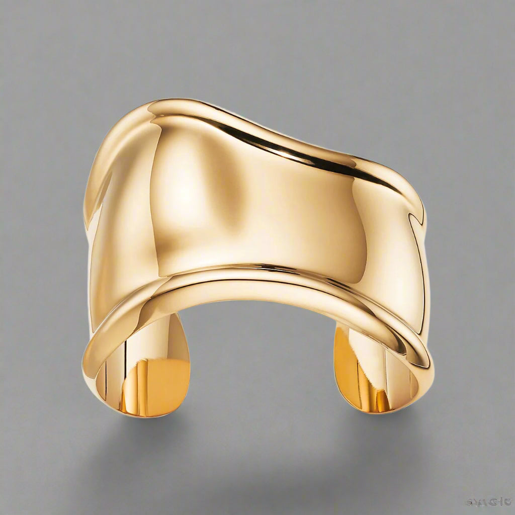 18K Celestial T Elsa Peretti Small Bone Cuff Bracelet