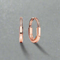 18K Celestial T Lock Diamonds Medium Earrings
