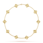 18K Vintage Alhambra 10 Motifs Necklace