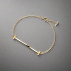 18K Celestial T Smile Bracelet