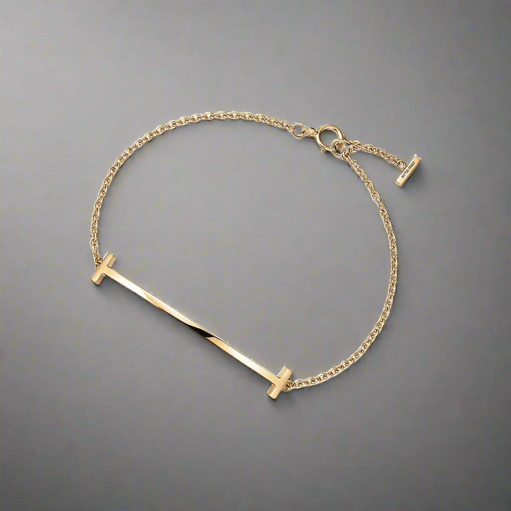 18K Celestial T Smile Bracelet