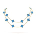 18K Vintage Alhambra 20 Motifs Long Necklace