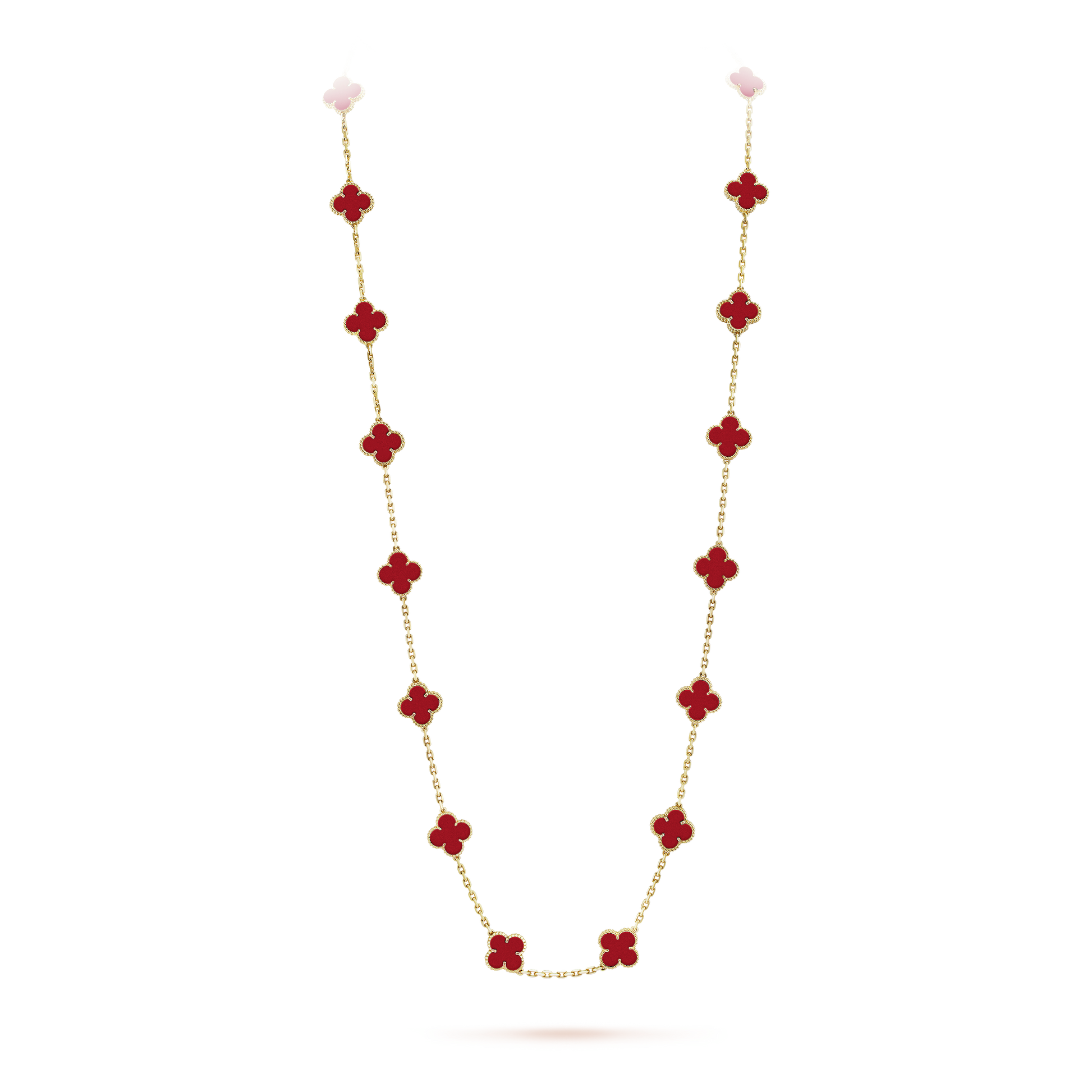 18K Celestial Vintage Alhambra 20 Motifs Long Necklace