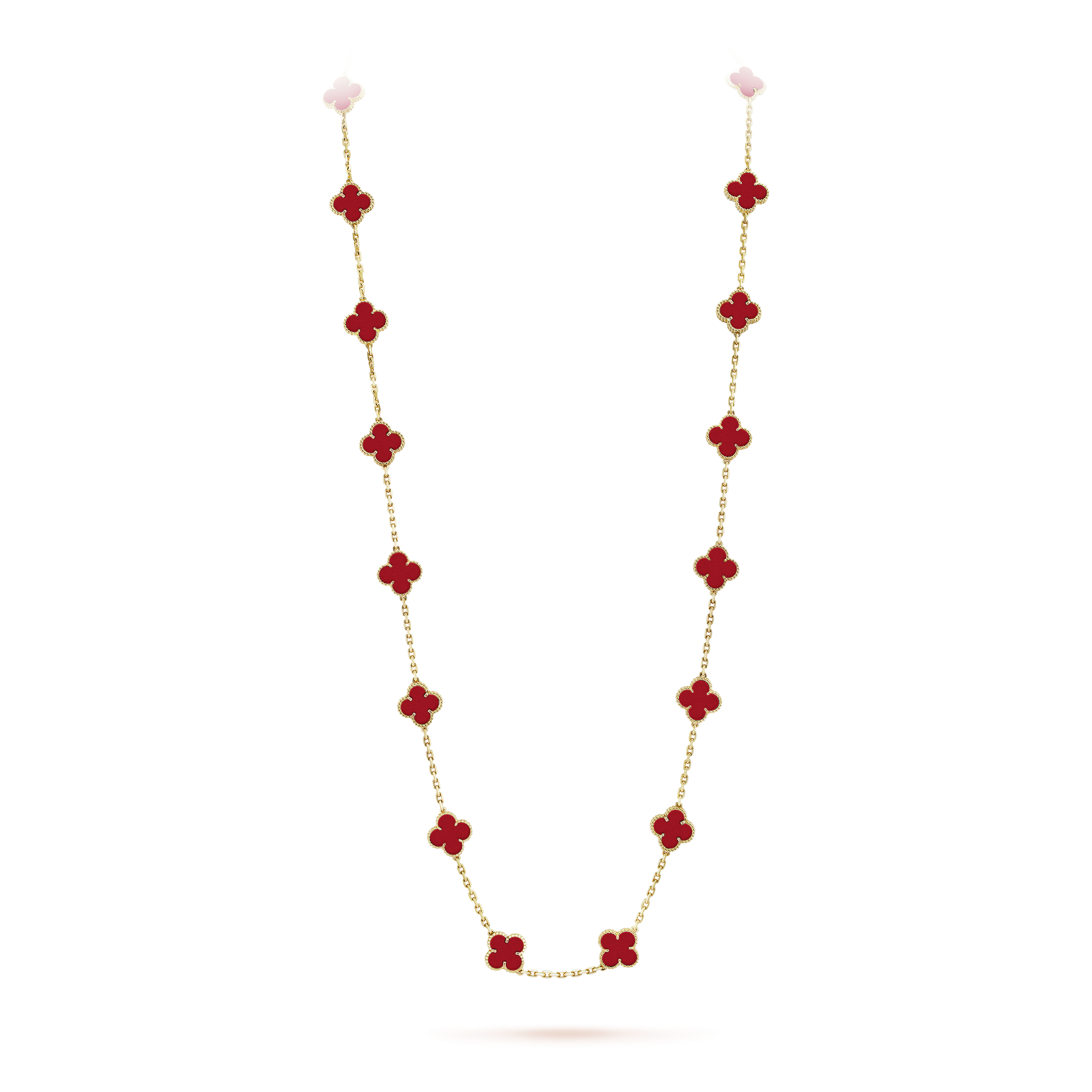 18K Celestial Vintage Alhambra 20 Motifs Long Necklace