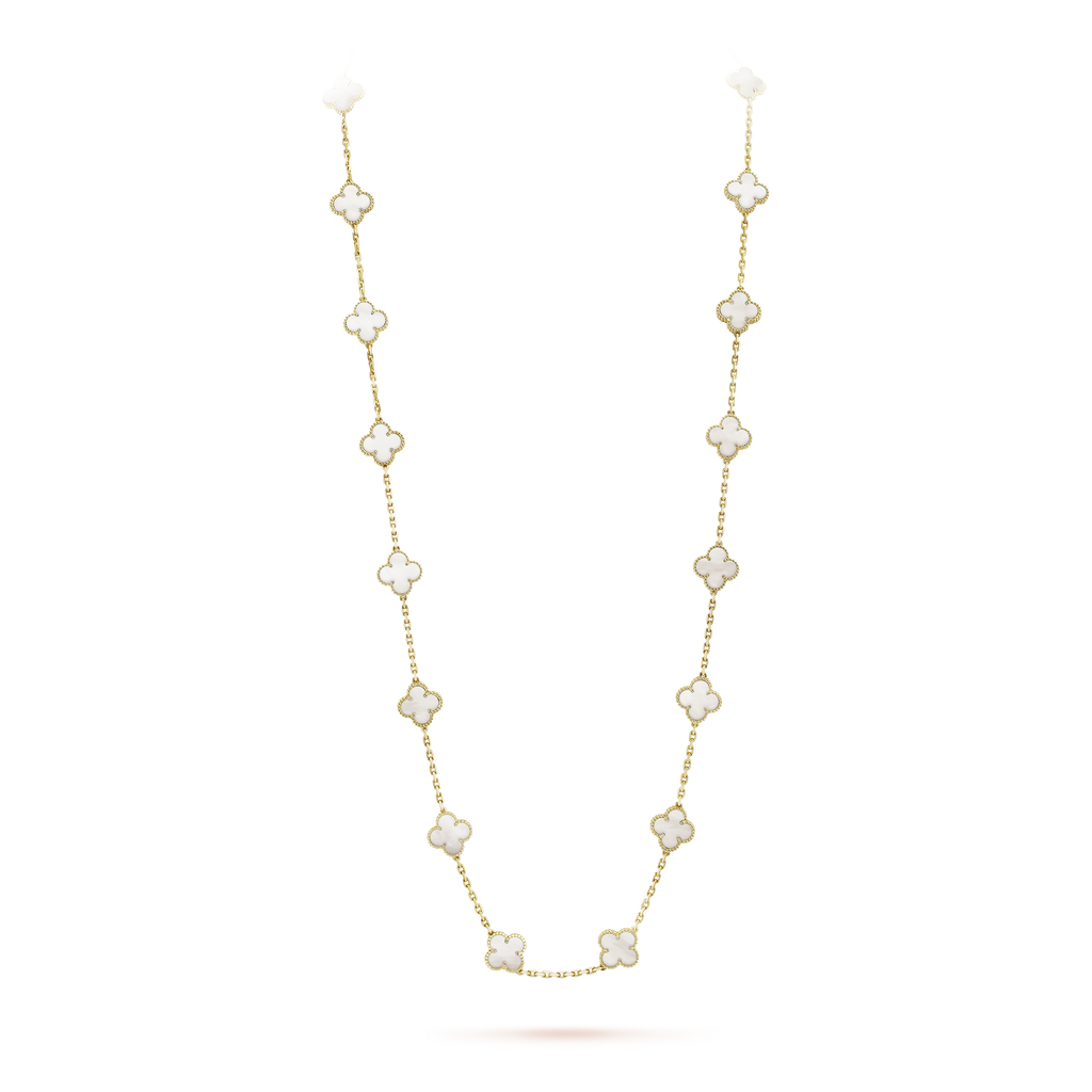 18K Celestial Vintage Alhambra 20 Motifs Long Necklace