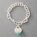 18K Celestial T Heart Tag Bracelet