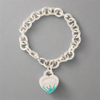18K Celestial T Heart Tag Bracelet