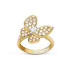 18K Celestial Two Butterfly Ring