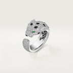 18K Panth̬re De Diamond Ring