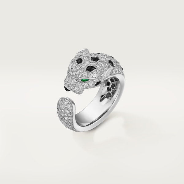 18K Panth̬re De Diamond Ring