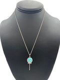 18K Celestial T Lollipop Charm Chain Necklace