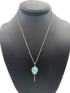 18K Celestial T Lollipop Charm Chain Necklace
