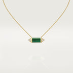 18K Les Berlingots De Malachite Necklace