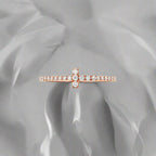 18K Celestial T Diamond Wire Ring