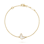 18K Lucky Alhambra Butterfly Pendant Bracelet