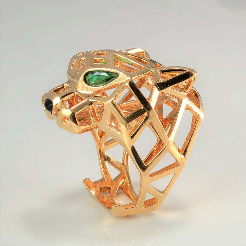 18K Celestial Panth̬re De Ring