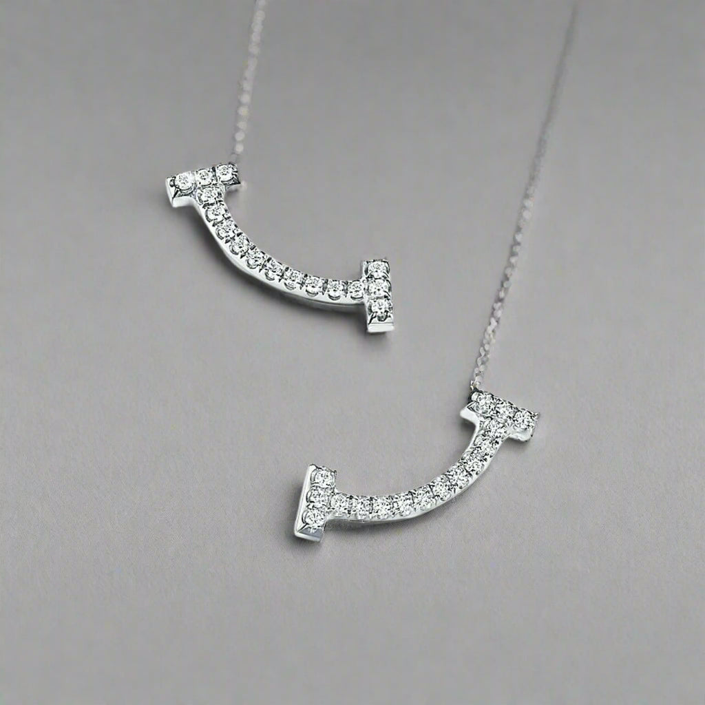 18K Celestial T Smile Diamonds Earrings