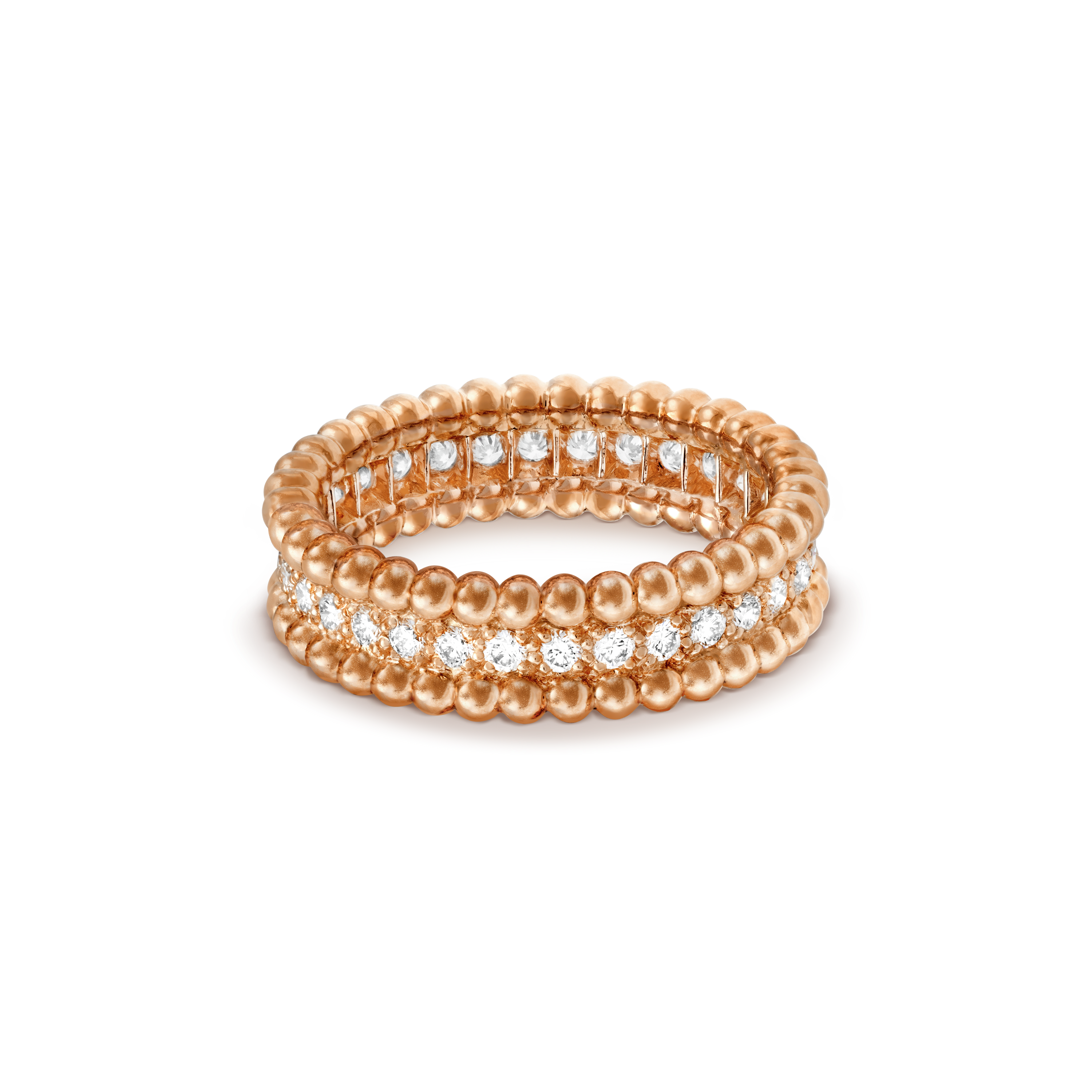 18K Celestial Perl̩e Diamonds Ring