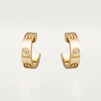 18K Love 2 Diamonds Earrings