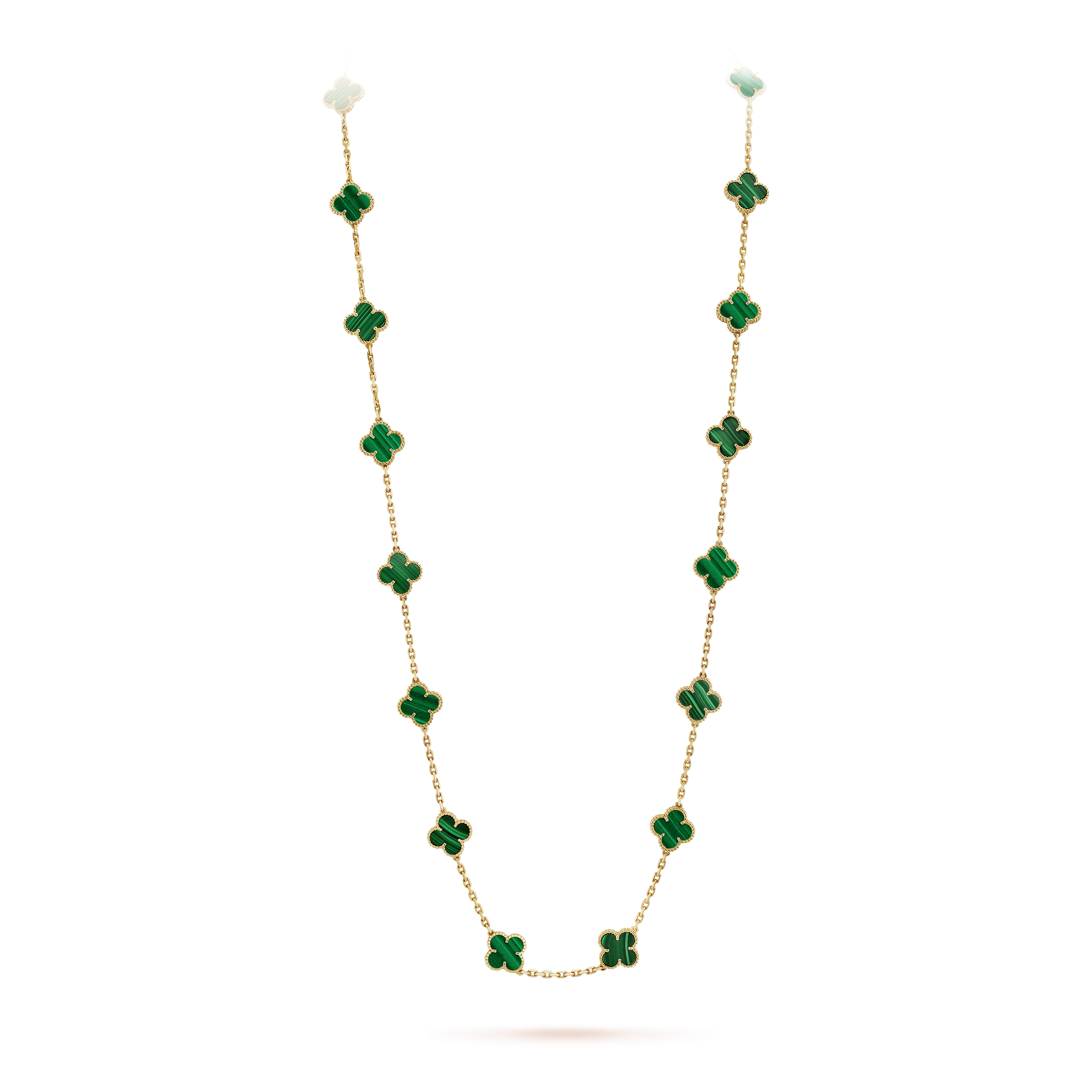 18K Celestial Vintage Alhambra 20 Motifs Long Necklace