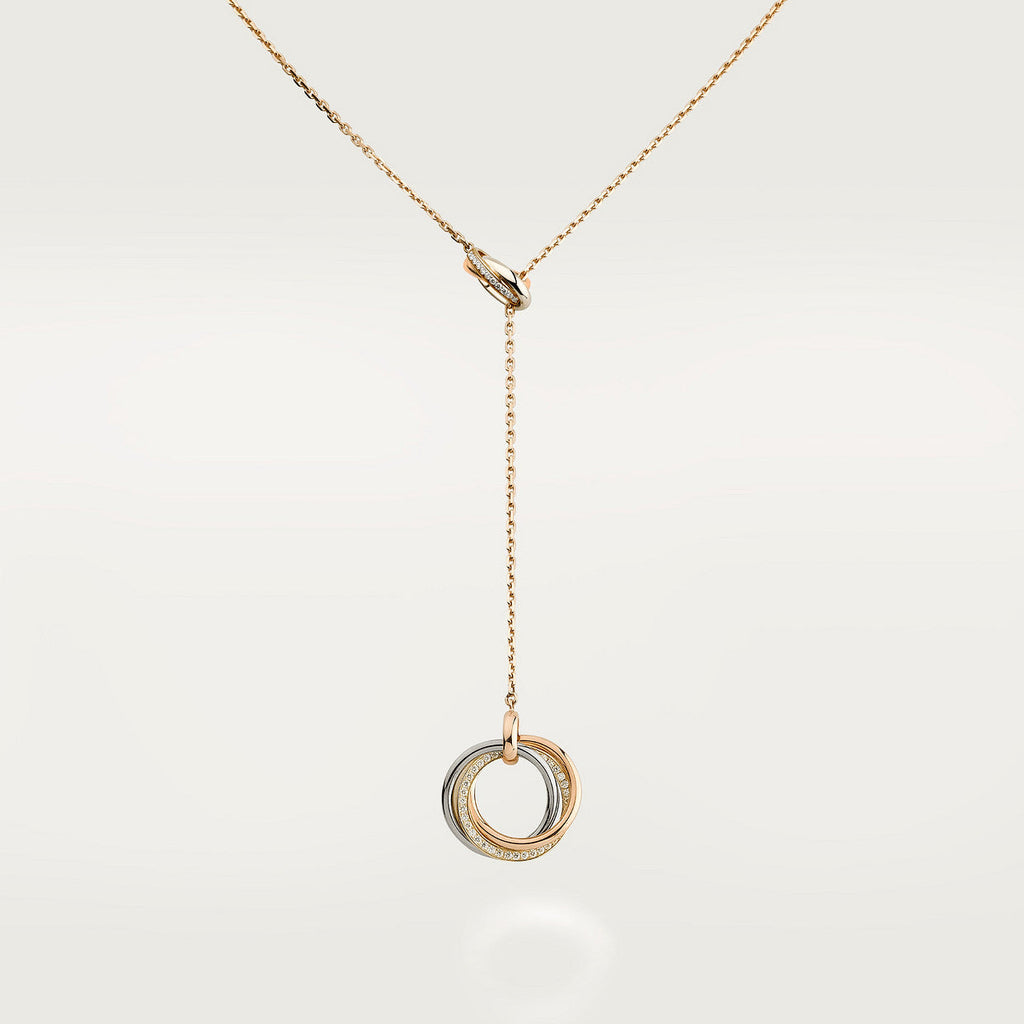 18K Trinity Diamonds Necklace