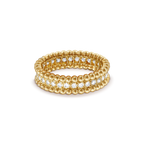 18K Celestial Perl̩e Diamonds Ring