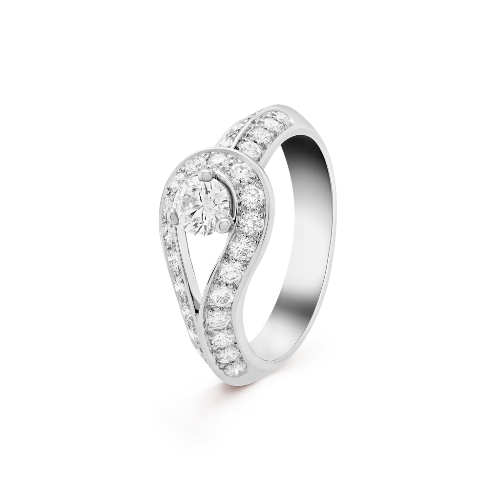 18K  Couture Solitaire Ring