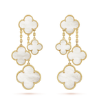 18k Magic Alhambra Four Motifs Earrings