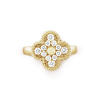 18K Celestial Vintage Alhambra Diamonds Ring