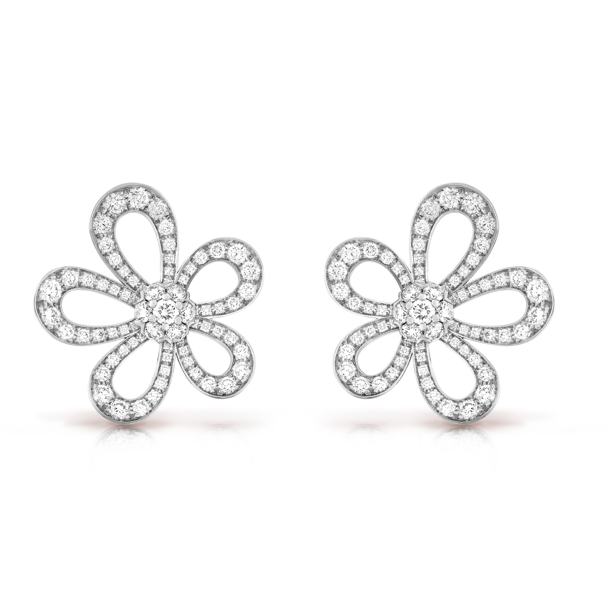18k Celestial Flowerlace Earrings