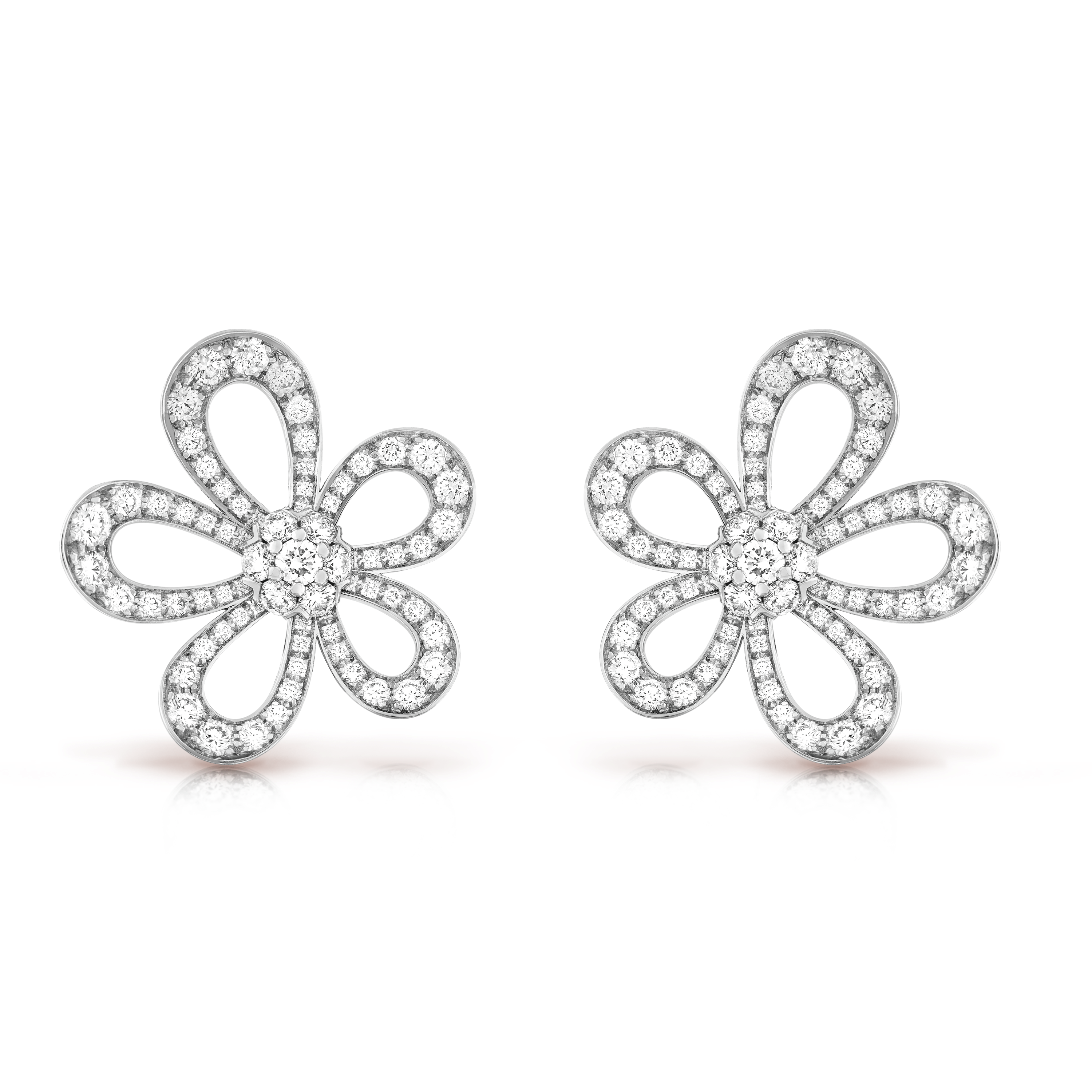 18k Celestial Flowerlace Earrings