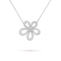 18K Celestial Flowerlace Pendant Necklace