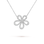 18K Celestial Flowerlace Pendant Necklace