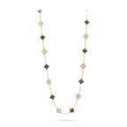 18K Celestial Vintage Alhambra 20 Motifs Long Necklace