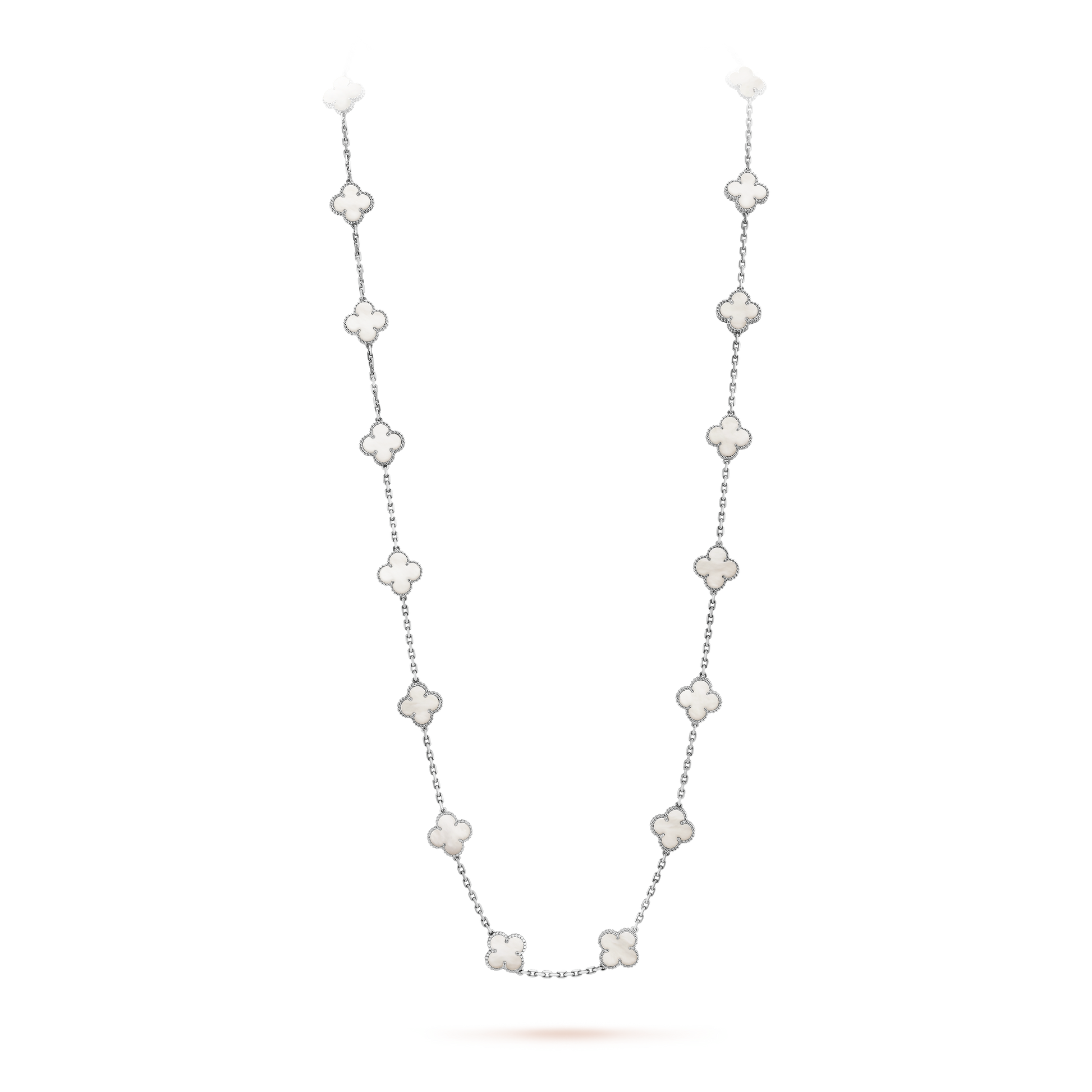 18K Celestial Vintage Alhambra 20 Motifs Long Necklace