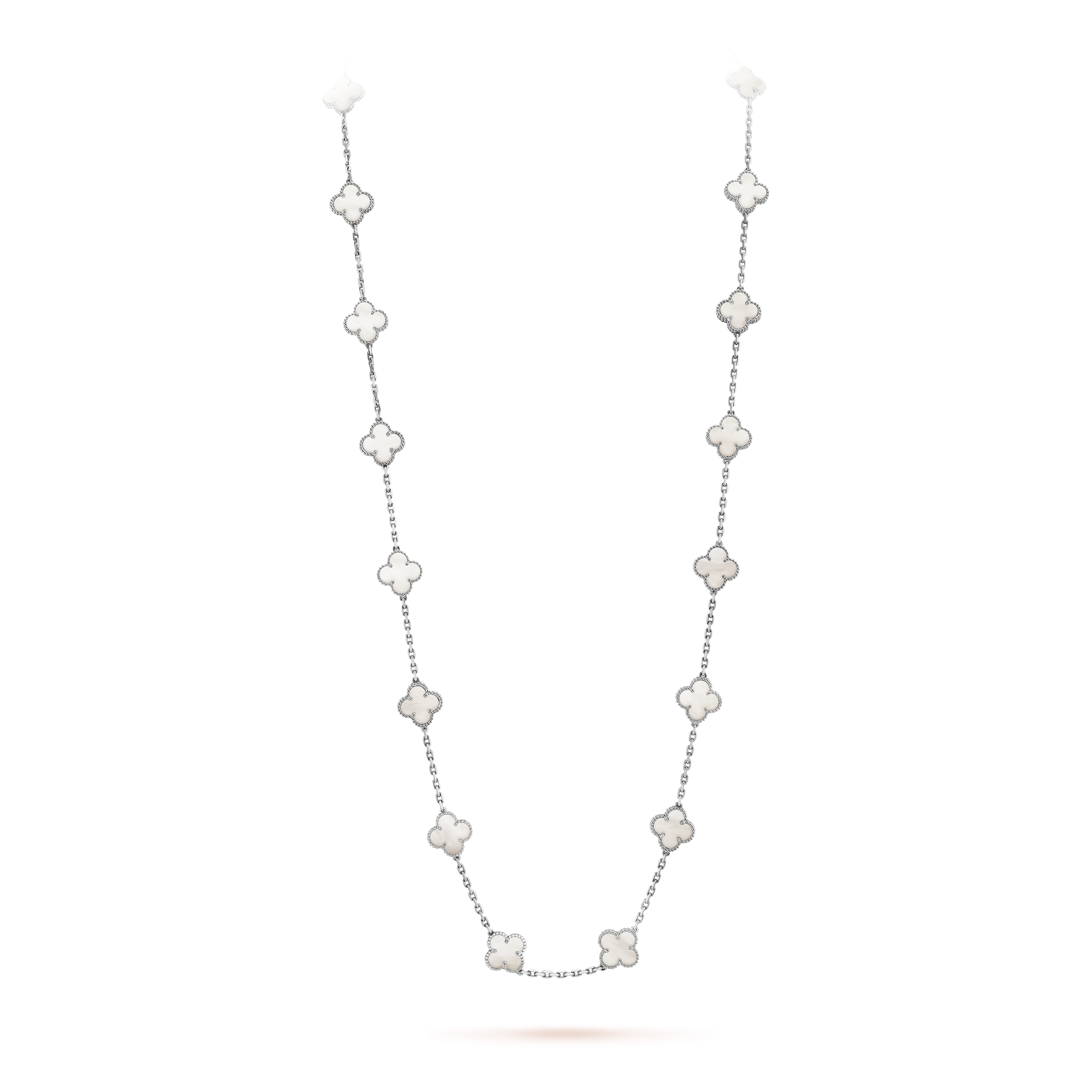 18K Celestial Vintage Alhambra 20 Motifs Long Necklace