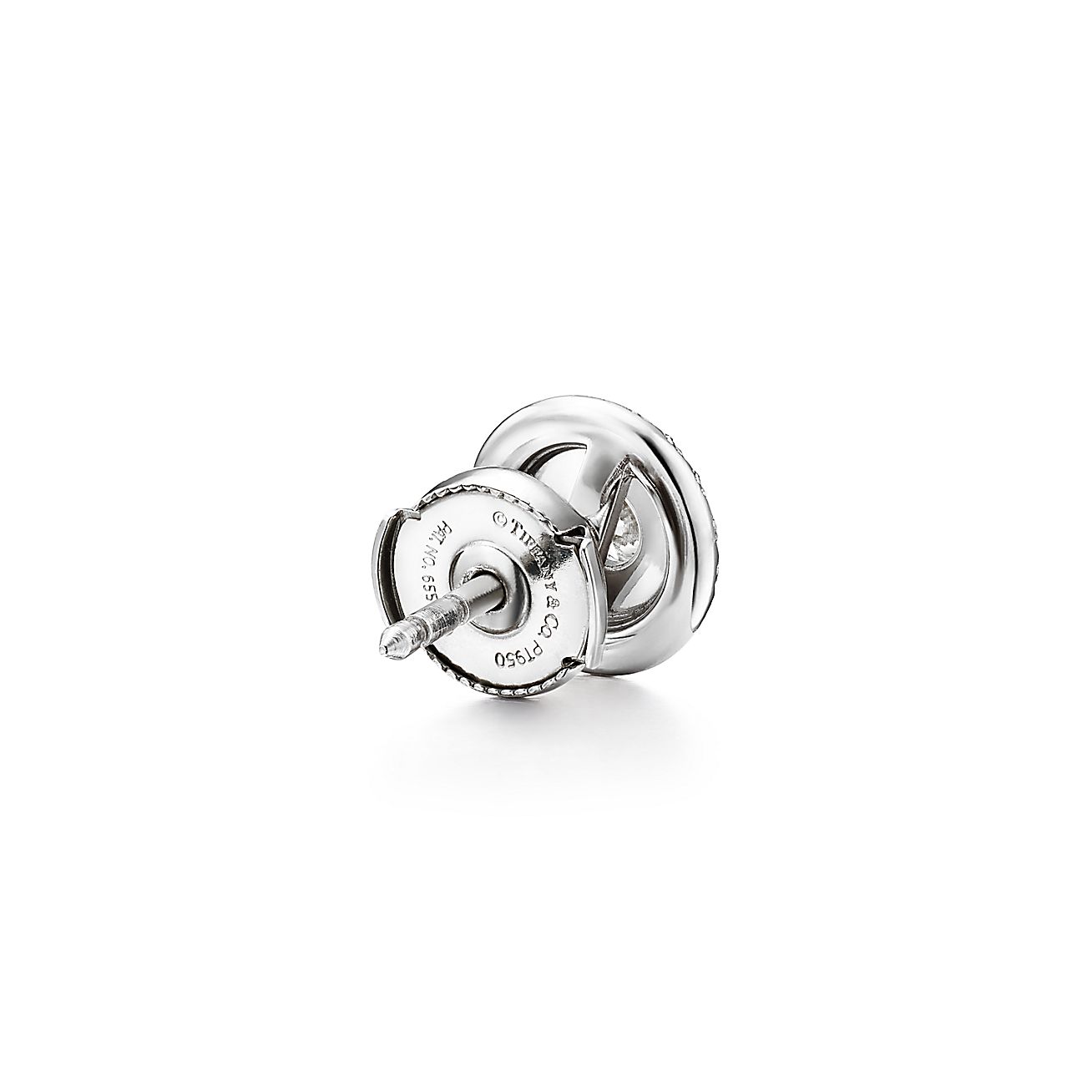 18K Celestial T Soleste Diamonds White Gold Earrings