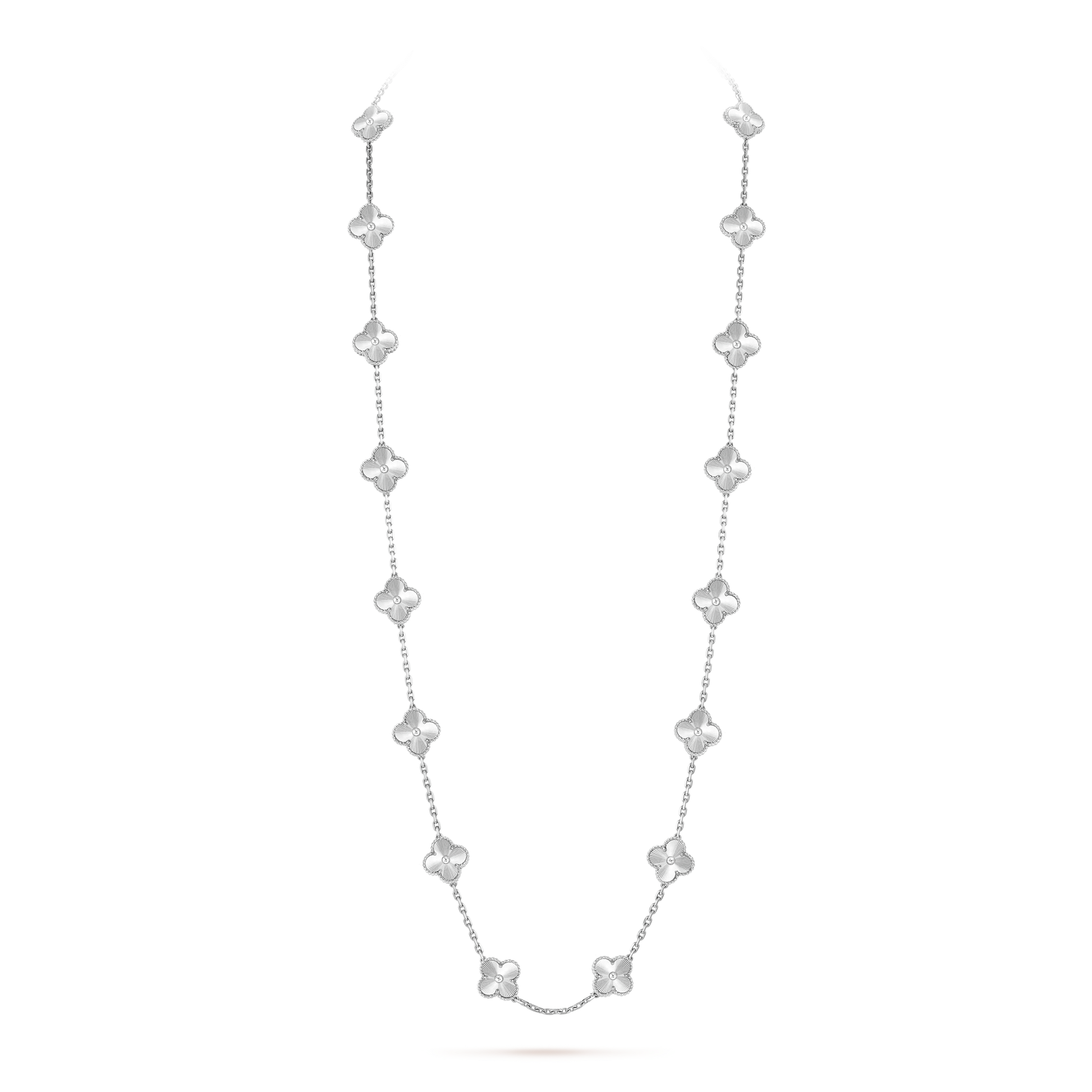 18K Celestial Vintage Alhambra 20 Motifs Long Necklace