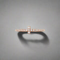 18K Celestial T Diamond Wire Ring
