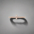 18K Celestial T Diamond Wire Ring