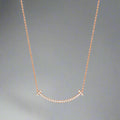18K Celestial T Medium Diamond Pendant Necklace