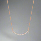 18K Celestial T Medium Diamond Pendant Necklace