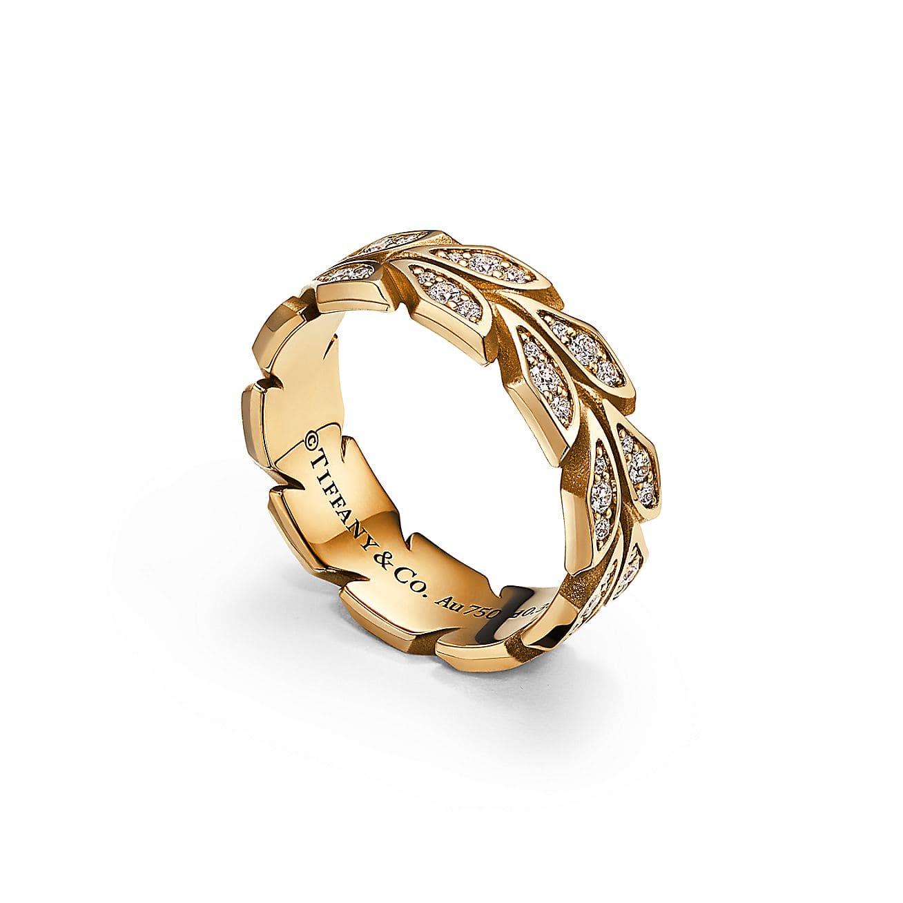 18K Celestial Yellow Gold Victoria Vine  Ring