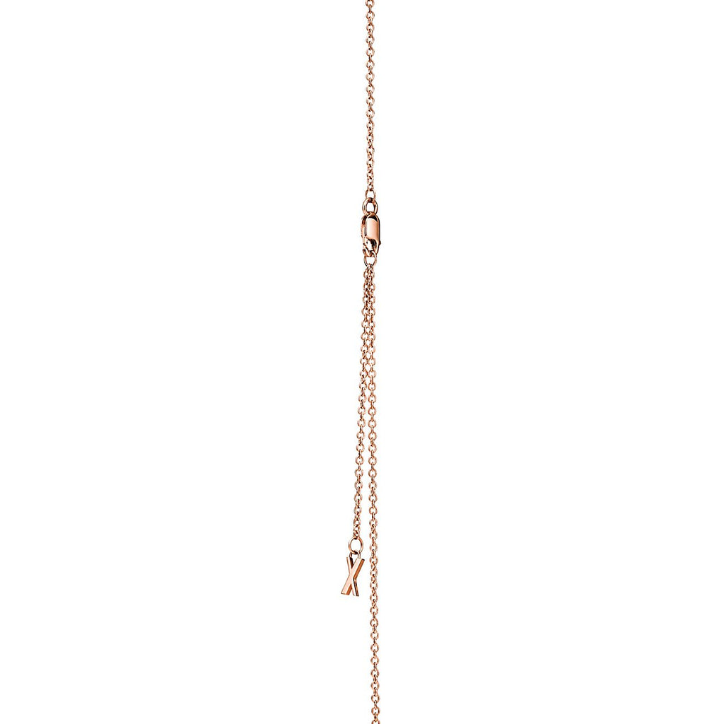 18K Celestial T Atlas X Closed Interlocking Pendant Necklace
