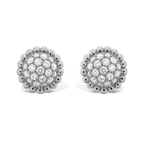 18k Perl̩e Diamonds Earrings