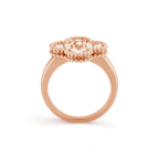 18K Celestial Vintage Alhambra Diamonds Ring