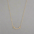 18K Celestial T Small Diamond Pendant Necklace