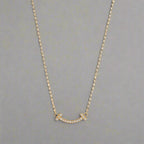 18K Celestial T Small Diamond Pendant Necklace