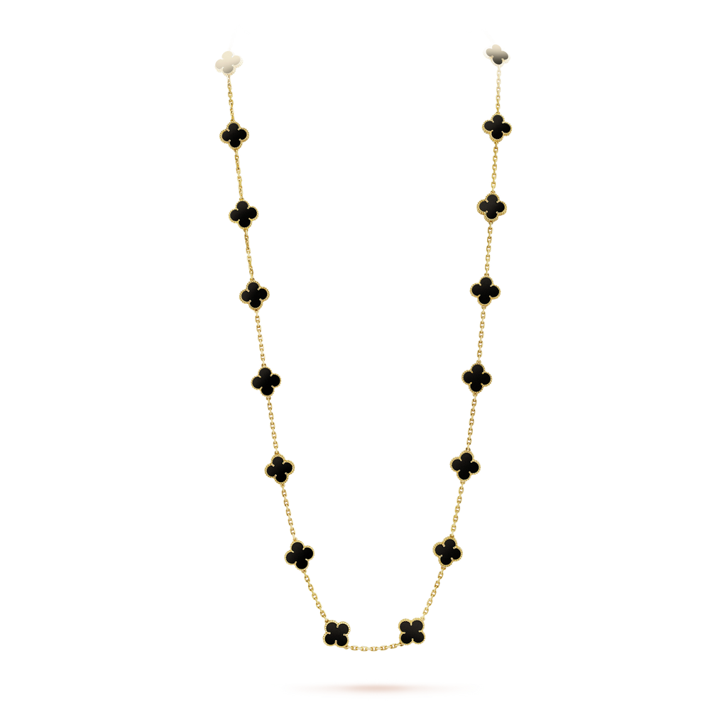 18K Celestial Vintage Alhambra 20 Motifs Long Necklace