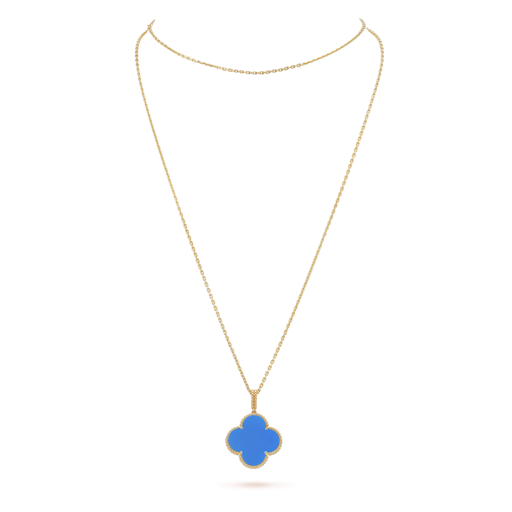 18K Magic Alhambra Agate Necklace